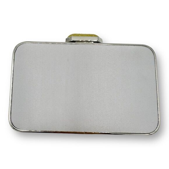 Lulu Townsend Designer Minaudiere Handbag‎ Coin Purse Rhinestone Silver Clutch - Picture 3 of 13